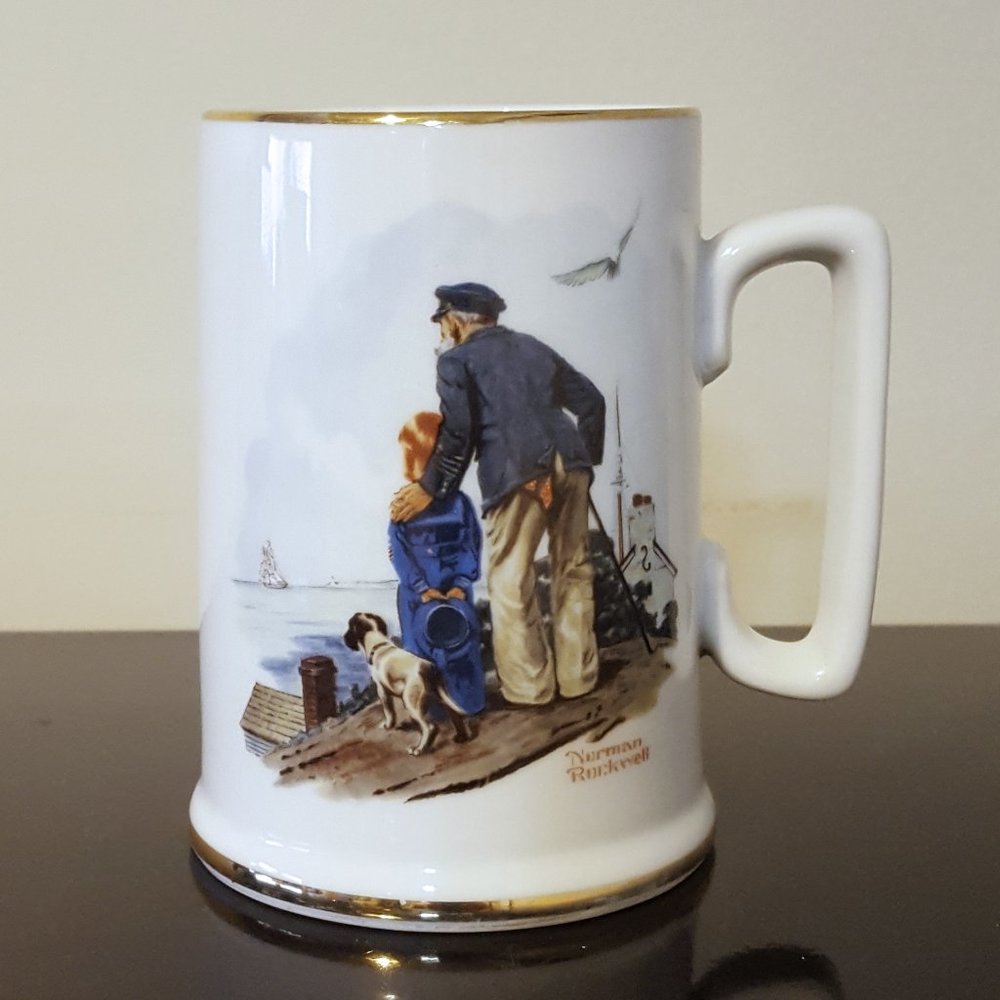 Norman Rockwell - Mug - Looking out to Sea